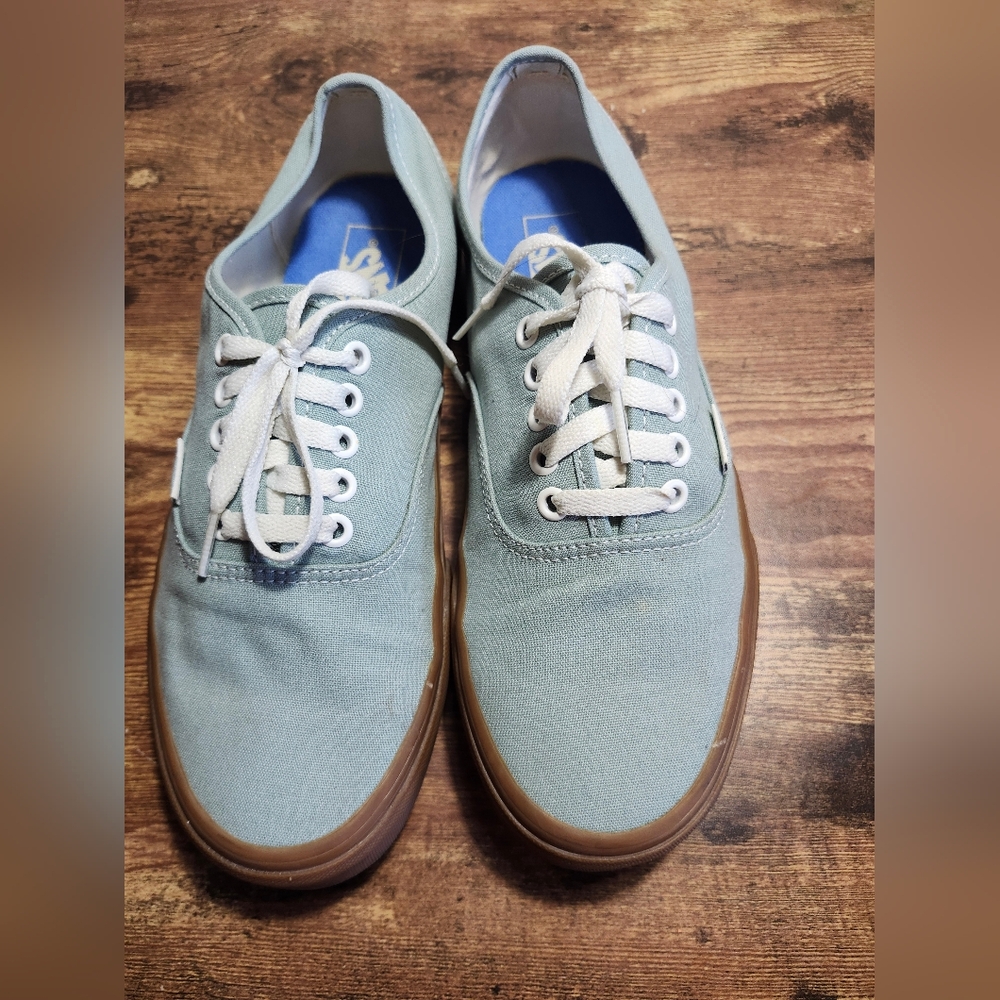 Men's Casual Canvas Sneakers - Light Blue